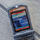 While my car was totaled, the fragile Razr somehow survived the accident.